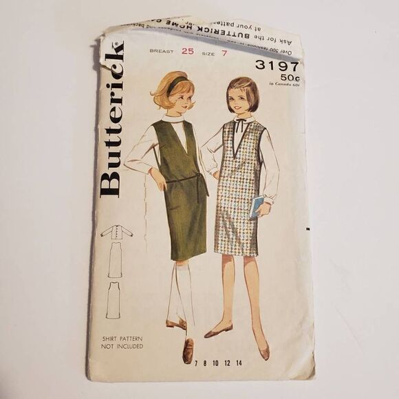 Vintage Butterick Sewing Pattern  - Picture 1 of 4